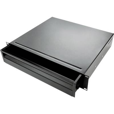 Adam Hall 874E02 19" rack drawer 2 U Steel 