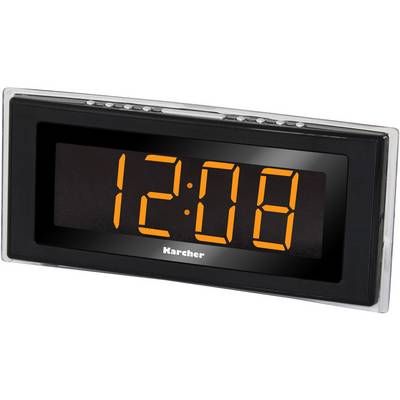 Karcher UR 1080 Radio alarm clock FM Mood lighting Black-0