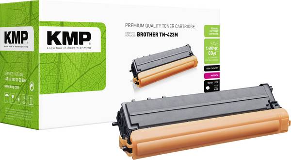 KMP Toner replaced Brother TN-423M, TN423M Compatible Magenta 4000 Sides B-T100X 11GSWL9B