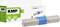 Toner cartridge by KMP with packaging. Packaging text: '36-month guarantee', '100% compatible'. Suitable for OKI 44569701 printer.
