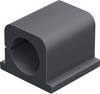Durable Cable clip CAVOLINE® CLIP PRO 2 504337 Graphite 4 pc(s)
