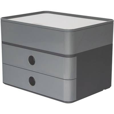 HAN SMART-BOX PLUS ALLISON 1100-19 Desk drawer box Black, Grey, White  No. of drawers: 2