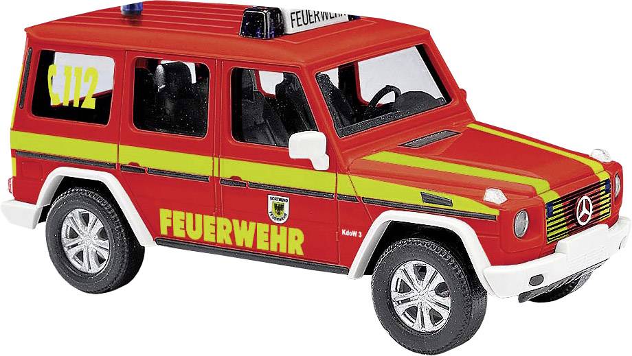 Busch H0 Mercedes Benz G 90 Fire Brigade Dortmund Conrad Com
