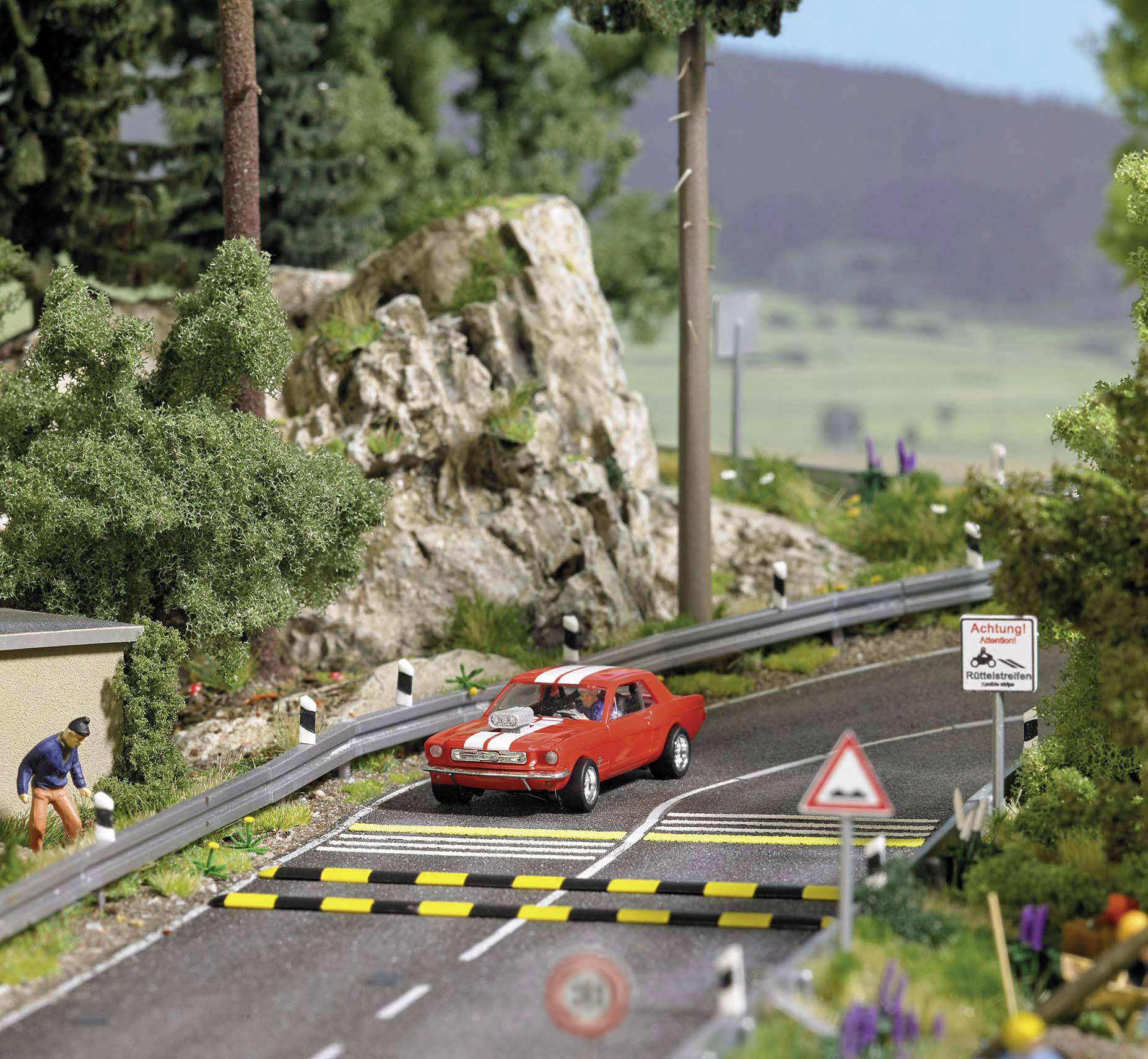 Image of Busch 1110 H0 Traffic calming measures Assembly kit