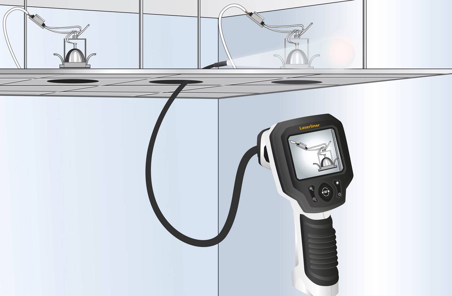 Laserliner 082.114A Endoscope Probe diameter: 9 mm Probe length: 3.5 m-3