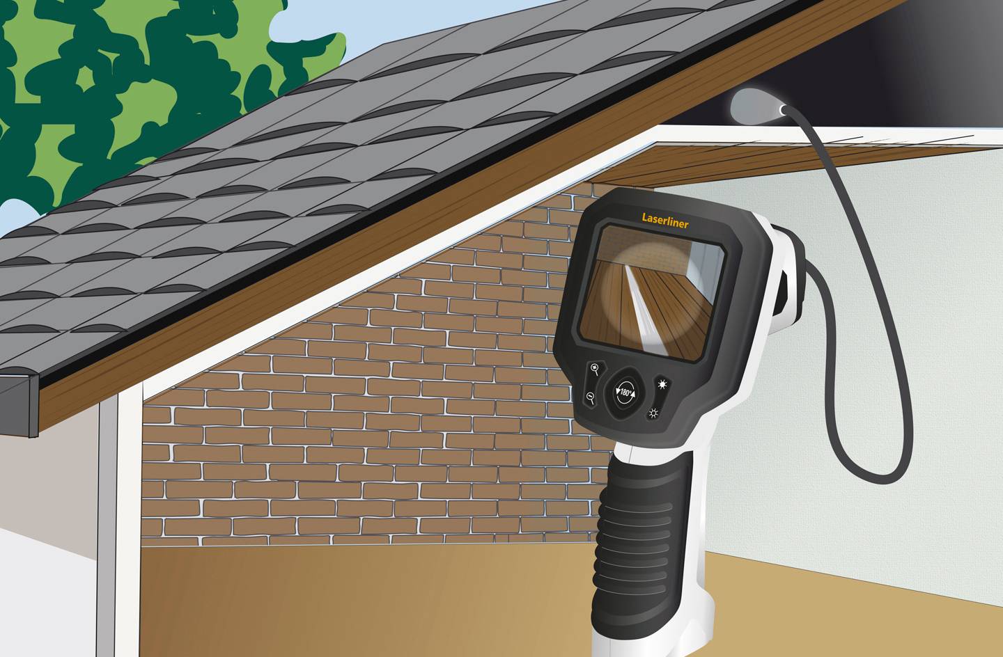 Laserliner 082.114A Endoscope Probe diameter: 9 mm Probe length: 3.5 m-5