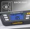 Digital laser spirit level with display shows an angle of 10.5 degrees. The device has control buttons and a backlight.