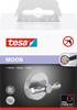 tesa MOON Coat hook (L x W x H) 65 x 50 x 35 mm Silver Content: 1 pc(s)