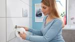tesa® MOON stainless steel toilet paper holder