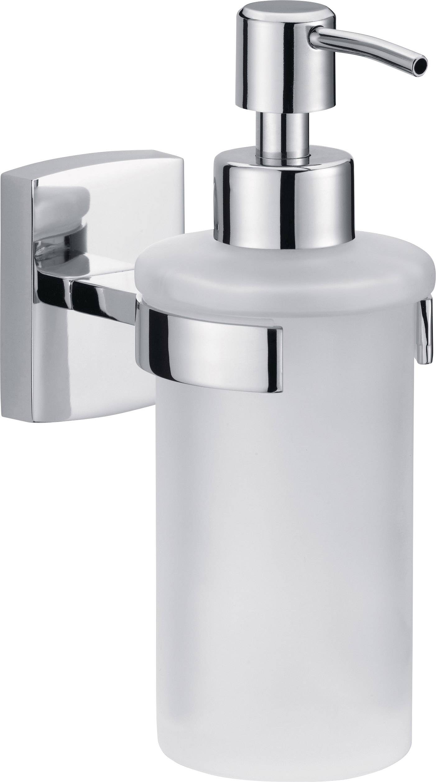 tesa klaam 40267-00000-00 Soap dispenser 200 ml Chrome (glossy), White (satin)