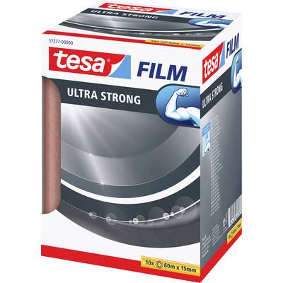 tesa  57377-00000-02 Tape Ultra Strong Transparent (L x W) 60 m x 15 mm 10 pc(s)
