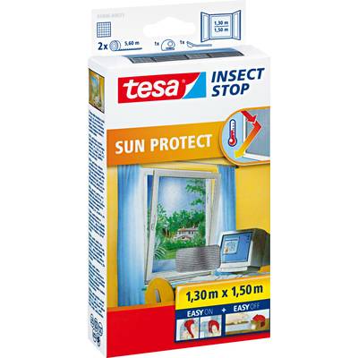   tesa  COMFORT  55806-00021-00    Fly screen    (W x H) 1300 mm x 1500 mm  Anthracite  1 pc(s)