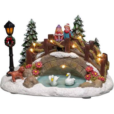 Konstsmide 4204-000 LED setting Pond and bridge RGBW LED (monochrome) Multi-coloured incl. switch-0