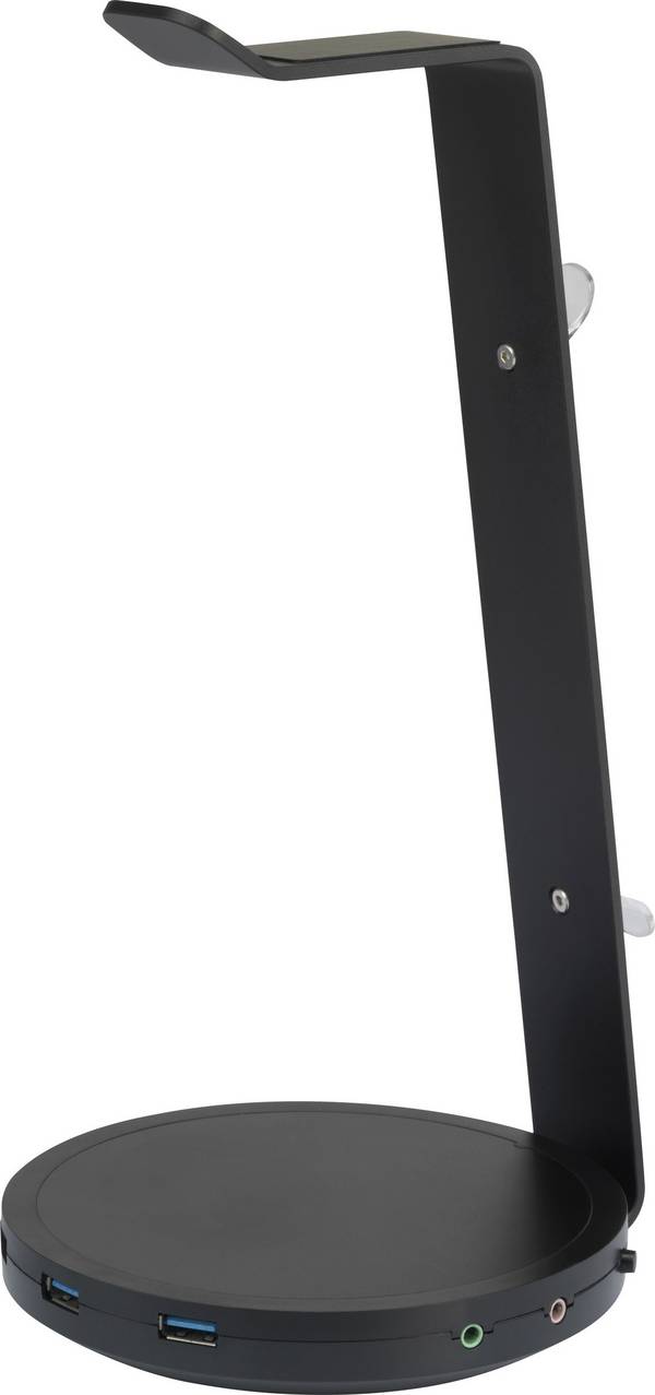 Renkforce Headphones Stand (3x USB 3.0, 3.5mm Audio Jack)
