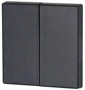 CWIZ-02/09 Eaton xComfort 2-channel Rocker switch Jet black (matt)-0