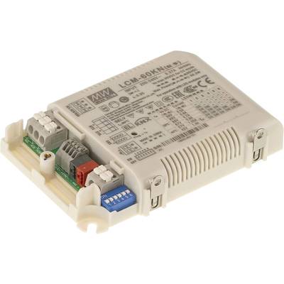 MW Mean Well LCM-60KN LED driver Constant current 60.3 W 500 - 1400 mA 2 - 90 V DC dimmable 1 pc(s)