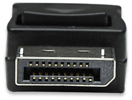 TECHly DisplayPort Cable DisplayPort plug 0.50 m Black ICOC-DSP-A14-005 DisplayPort cable-1