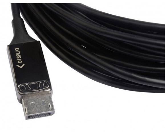 TECHly DisplayPort Cable DisplayPort plug 30.00 m Black ICOC-DSP-HY-030 DisplayPort cable-5