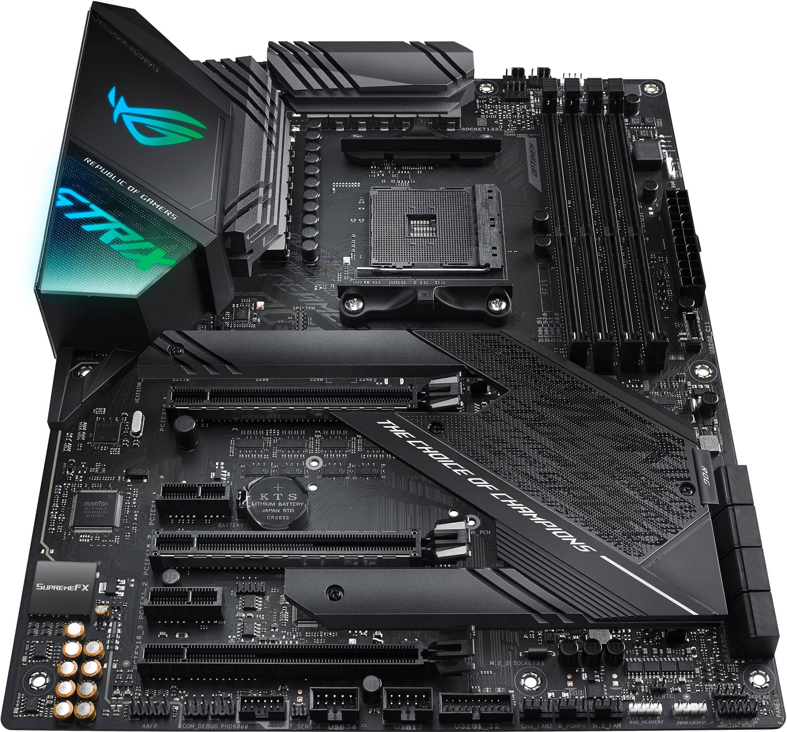 Asus ROG Strix X570F Gaming Motherboard PC base AMD AM4 Form factor