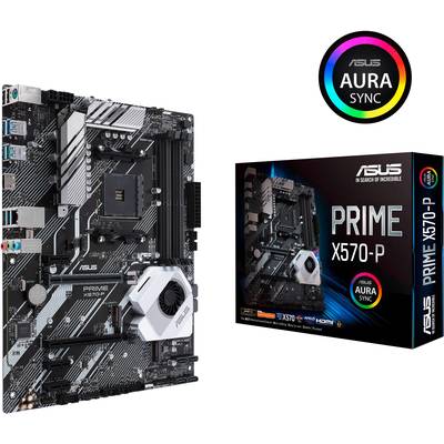 Asus Prime X570-P Motherboard PC base AMD AM4 Form factor (details) ATX Motherboard chipset AMD® X570