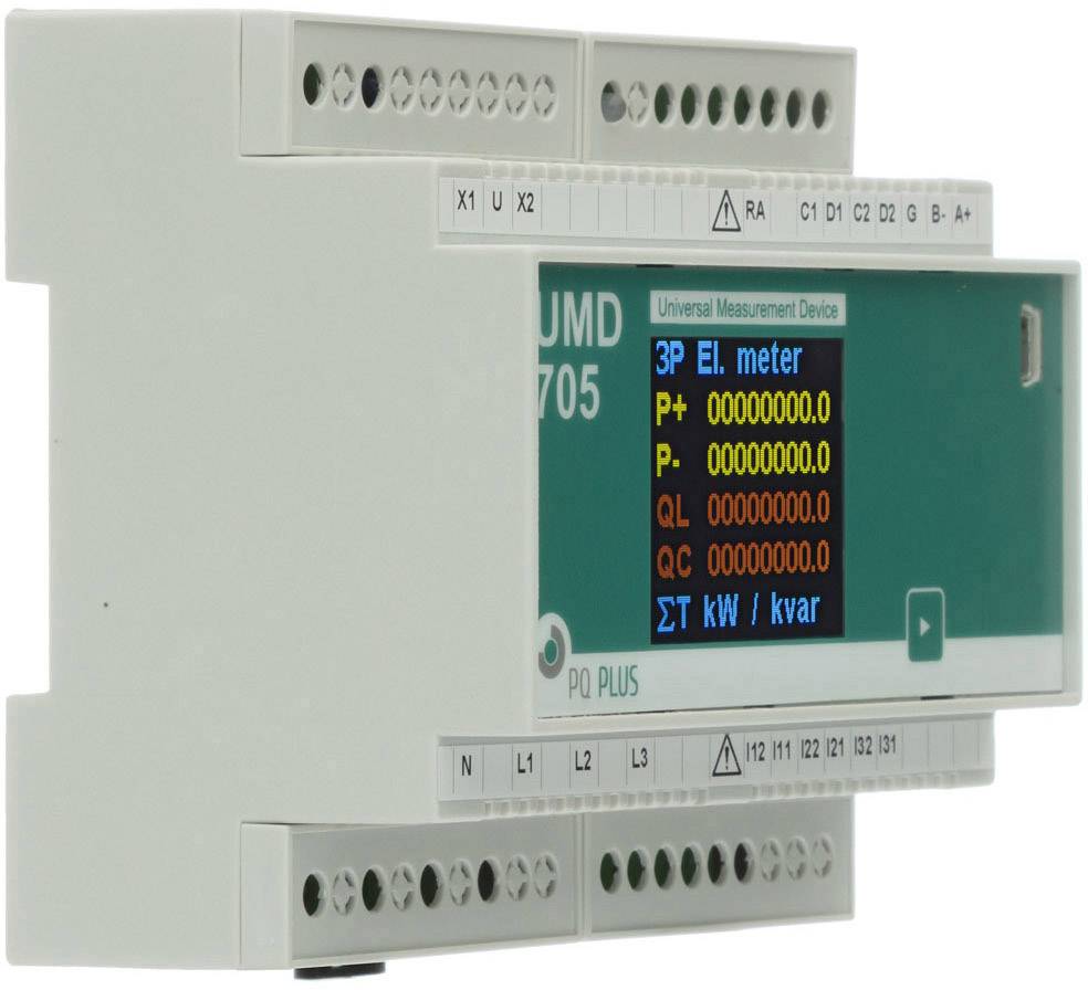 PQ Plus UMD 705CBM (24V) Digital rail-mount meter-1