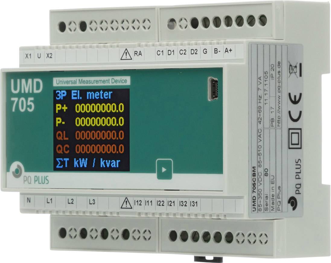 PQ Plus UMD 705CBM Digital rail-mount meter-0
