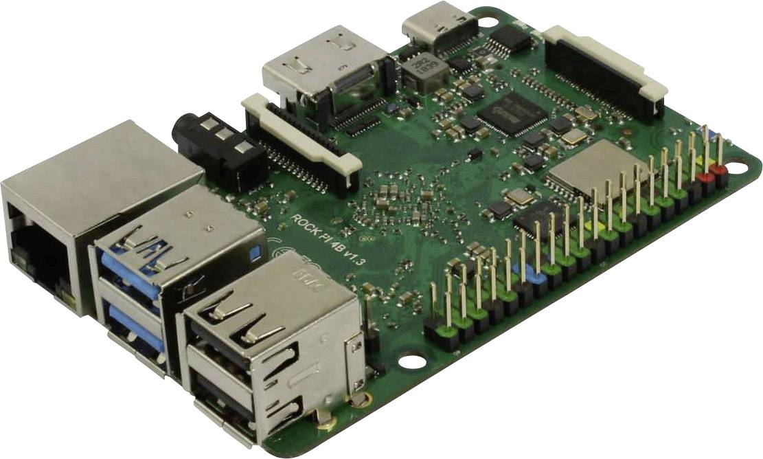 Radxa RockPi_B4_Basic_Set Rock Pi 4 B 4 GB 6 x 1.8 GHz-1