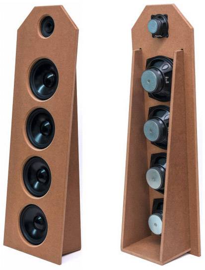 RCS Systeme SPOB41 2-way speaker assembly kit incl. crossover