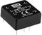 Black Mean Well DC/DC converter, model SKMW30G-12, 30W power, input voltage 18-75V, output 12V, 2500mA.