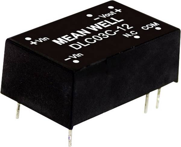 MEAN WELL DLC03C-12 DC/DC converter (module) 15 V DC 125 mA 3 W No. of outputs: 2 x Content 1 pc(s)