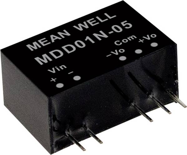 MEAN WELL MDD01L-15 DC/DC converter (module) 34 mA 1 W No. of outputs: 2 x Content 1 pc(s)