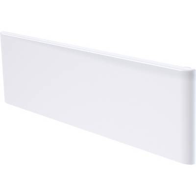 A rectangular, white panel, possibly a radiator. It has rounded edges and a smooth surface.