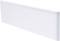 A rectangular, white panel, possibly a radiator. It has rounded edges and a smooth surface.