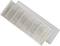 'Air filter with a white, rectangular design, comprising tightly folded pleats that enable efficient air flow.'