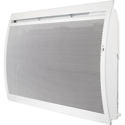 White, square ventilation cover with numerous small holes evenly distributed. Modern, sleek design.