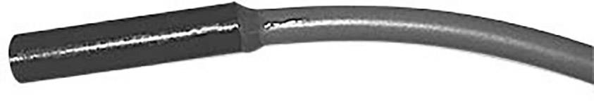 Close-up of a hose connection showing a wide, smooth cylindrical shape.