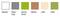 Colour scheme with six colours: 'Blender' (white), 'Basic Gray' (grey), 'Spring Green' (green), 'Walnut' (brown), 'Latte' (beige), 'Olive' (olive green).