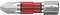 A screwdriver bit with a red translucent section and a silver tip. The name 'wiha' is engraved on the side.