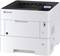 A white Kyocera laser printer, model ECOSYS P3155dn, displays control buttons and a small display on its front panel.