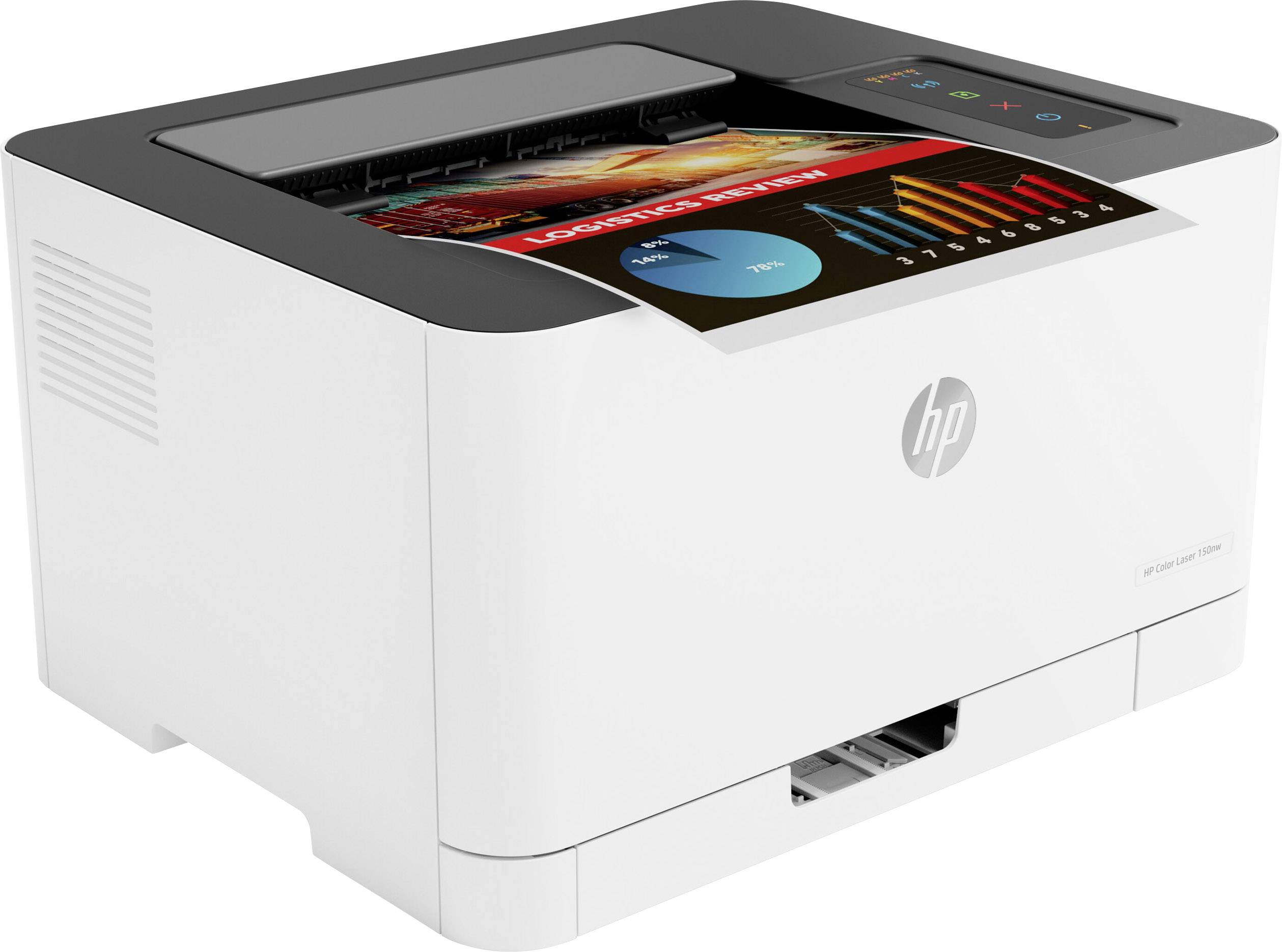 HP Color Laser 150nw Colour laser printer A4 18 pages/min 4 pages/min 600 x 600 dpi Wi-Fi