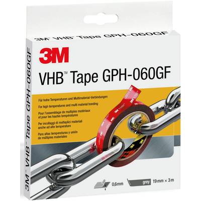 3M  GPH-060F19-3 Tape  Grey (L x W) 3 m x 19 mm 1 pc(s)