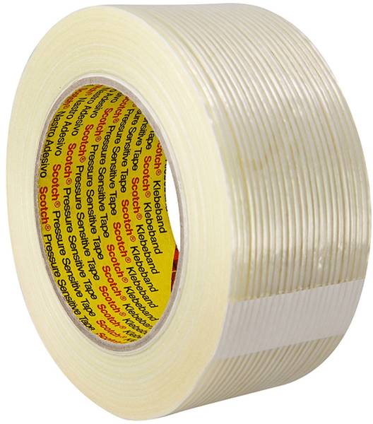 3M 8956 587750 Filament tape Scotch® Transparent (L x W) 50 m x 19 mm 1 pc(s)