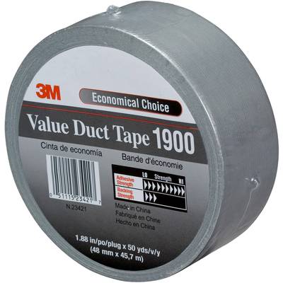 Buy 3M 1900S50 Cloth tape Black (L x W) 45.7 m x 48 mm 1 pc(s)