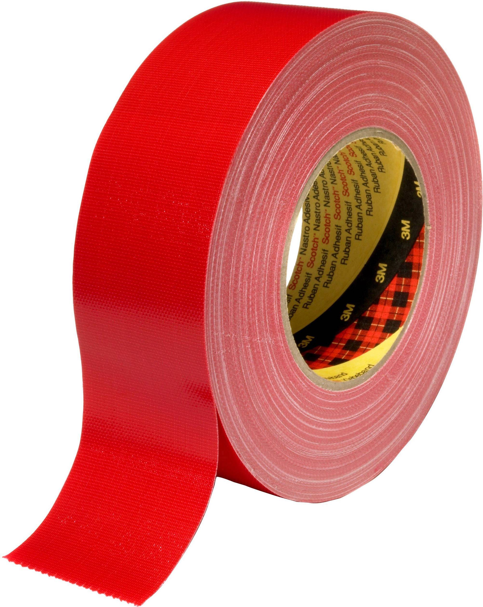 3M 389R50 Cloth tape Scotch® Red (L x W) 50 m x 50 mm 50 m | Conrad.com