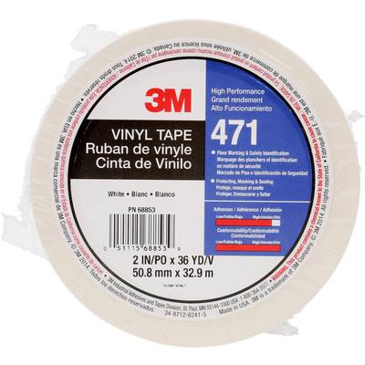 3M  471W50IW PVC tape  White (L x W) 33 m x 50 mm 1 pc(s)