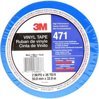 3M  471BL50IW PVC tape  Blue (L x W) 33 m x 50 mm 1 pc(s)