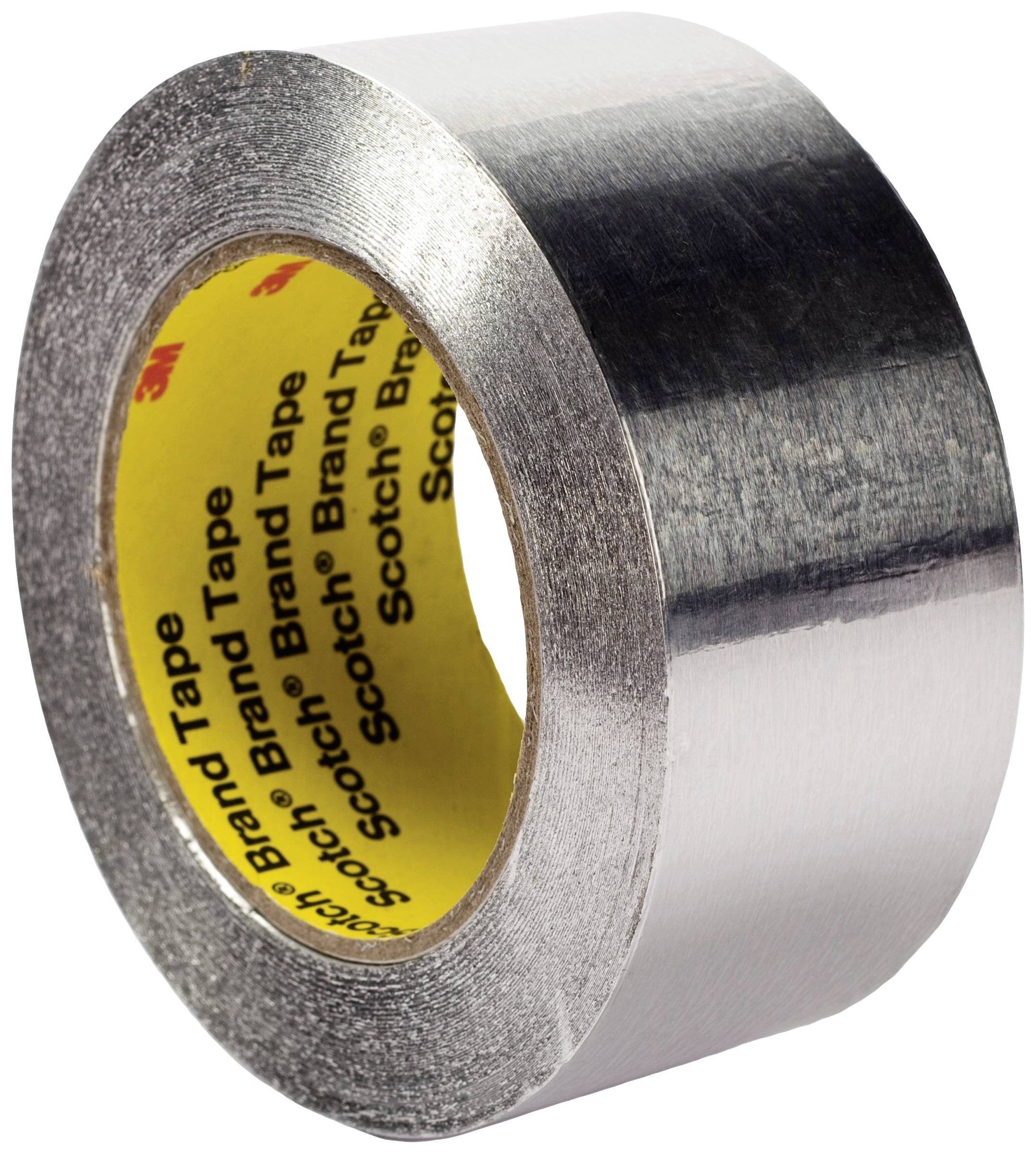 3M 425 Foil Tape,1 In x 5 Yd.,Shiny Silver 