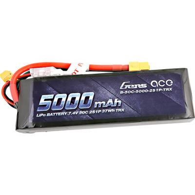 Gens ace Scale model  battery pack (LiPo) 11.1 V 5000 mAh No. of cells: 3 50 C Softcase XT60