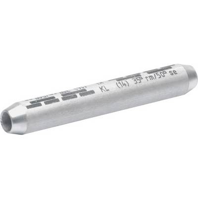 Metal rod with chamfered ends and printed markings.