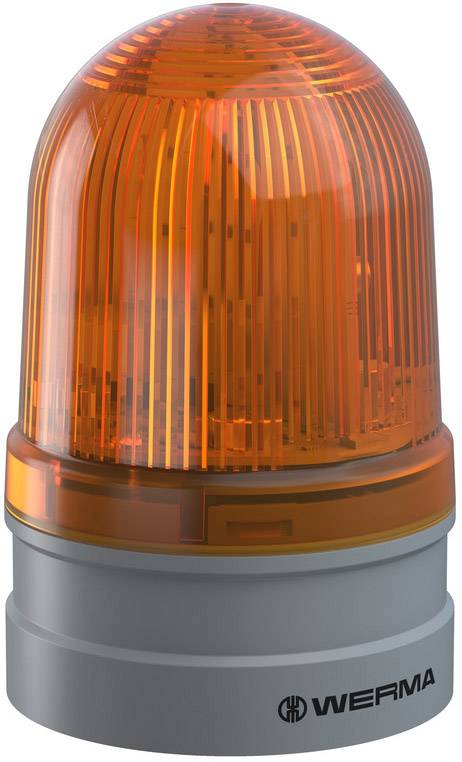 An orange warning light with the company logo 'WERMA' on the base indicates that caution is advised.
